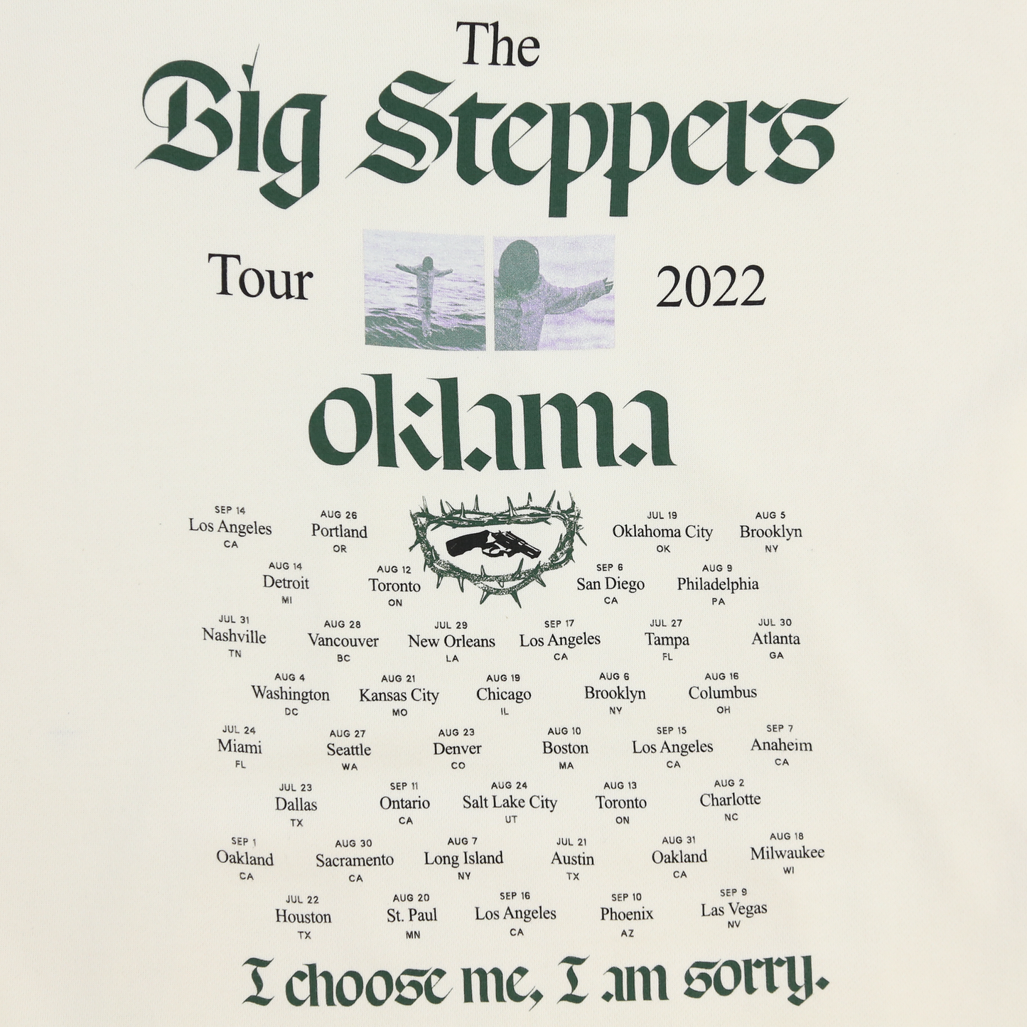 The Big Steppers Tour Hoodie - Cream