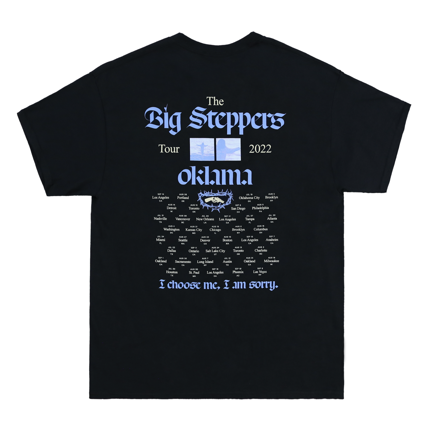 The Big Steppers Tour T-Shirt - Black