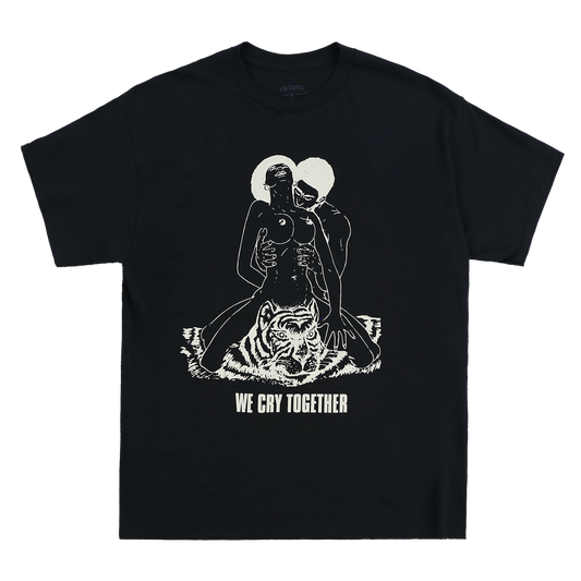 WE CRY TOGETHER TOUR T-SHIRT - BLACK