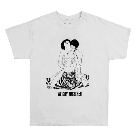 WE CRY TOGETHER TOUR T-SHIRT - WHITE